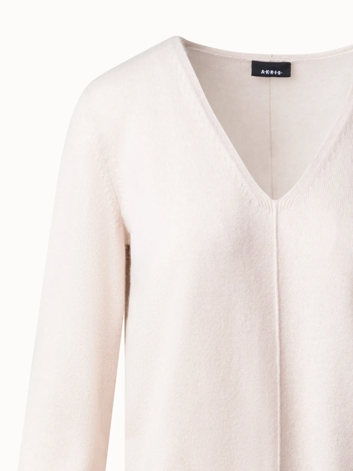 100% Cashmere V-Neck Sweater