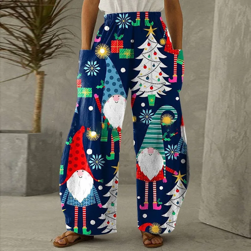 2022 Trendy Christmas Casual Loose Pants