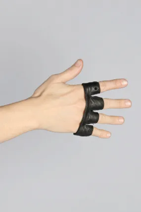 5D x Steam Trunk Leather Knuckle Gloves