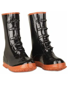 (6/Case) 5-Buckle Over The Shoe 14" Rubber Winter Rain Boots