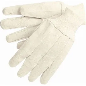 8 oz Cotton Canvas Knitwrist Gloves - Mens & Womens