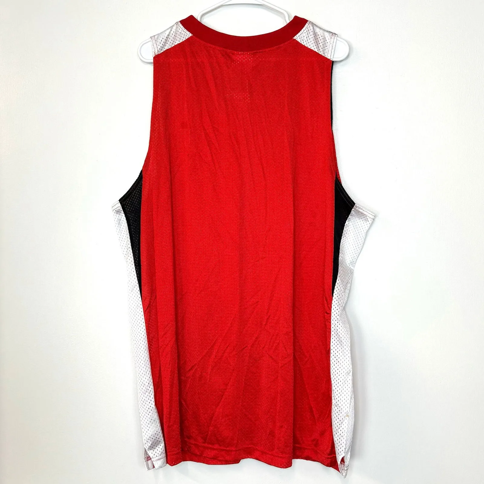 Adidas | Mens Mesh Basketball Mesh Tank Top | Color: Red/White/Black | Size: XL | NEW