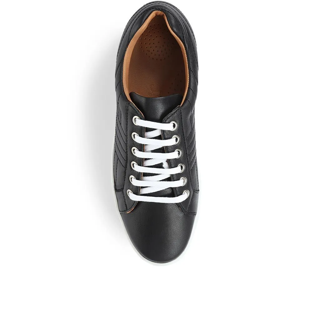 Amira Leather Platform Trainers - AMIRA / 318 440