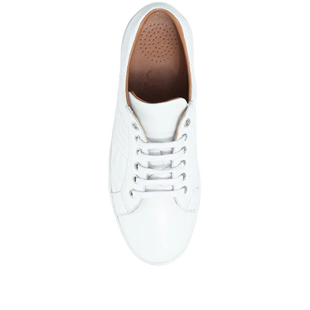 Amira Leather Platform Trainers - AMIRA / 318 440