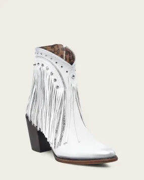 Ankle white bootie