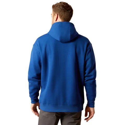 Ariat Men's Rebar Glacier Blue Imperial Blue Graphic Hoodie