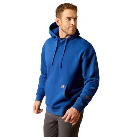 Ariat Men's Rebar Glacier Blue Imperial Blue Graphic Hoodie