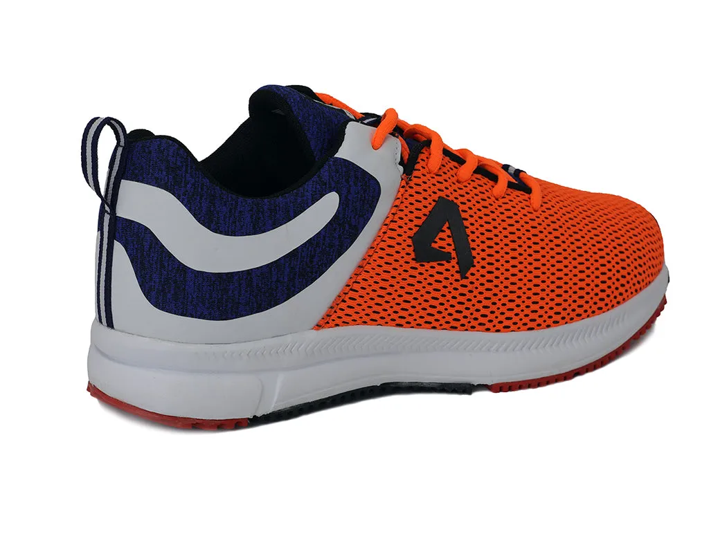 Avant Men's Impact Running and Training Shoes - Orange/Navy Blue