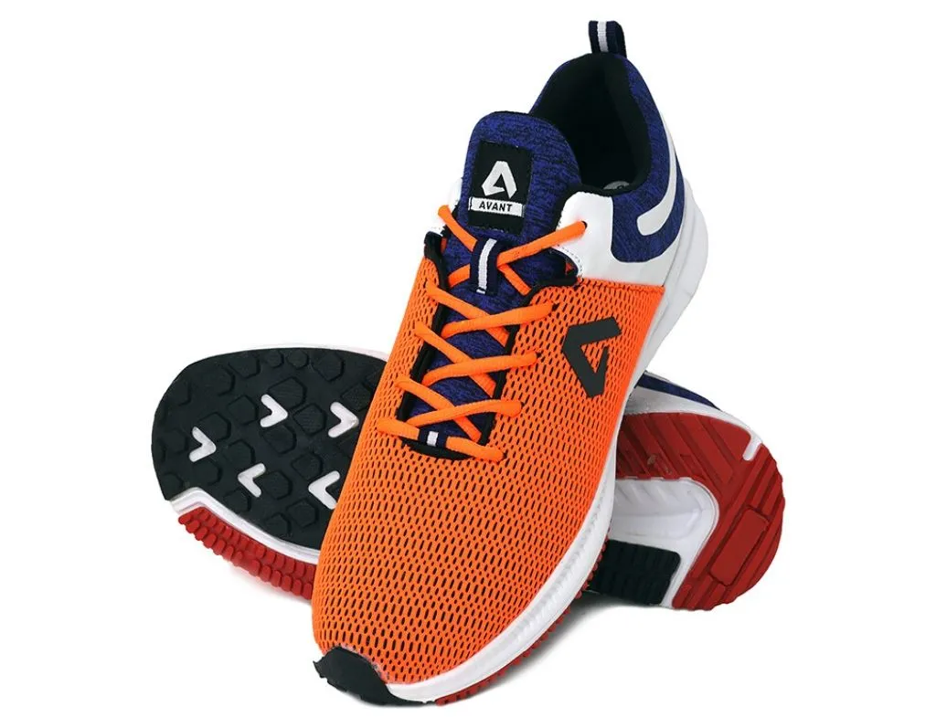 Avant Men's Impact Running and Training Shoes - Orange/Navy Blue