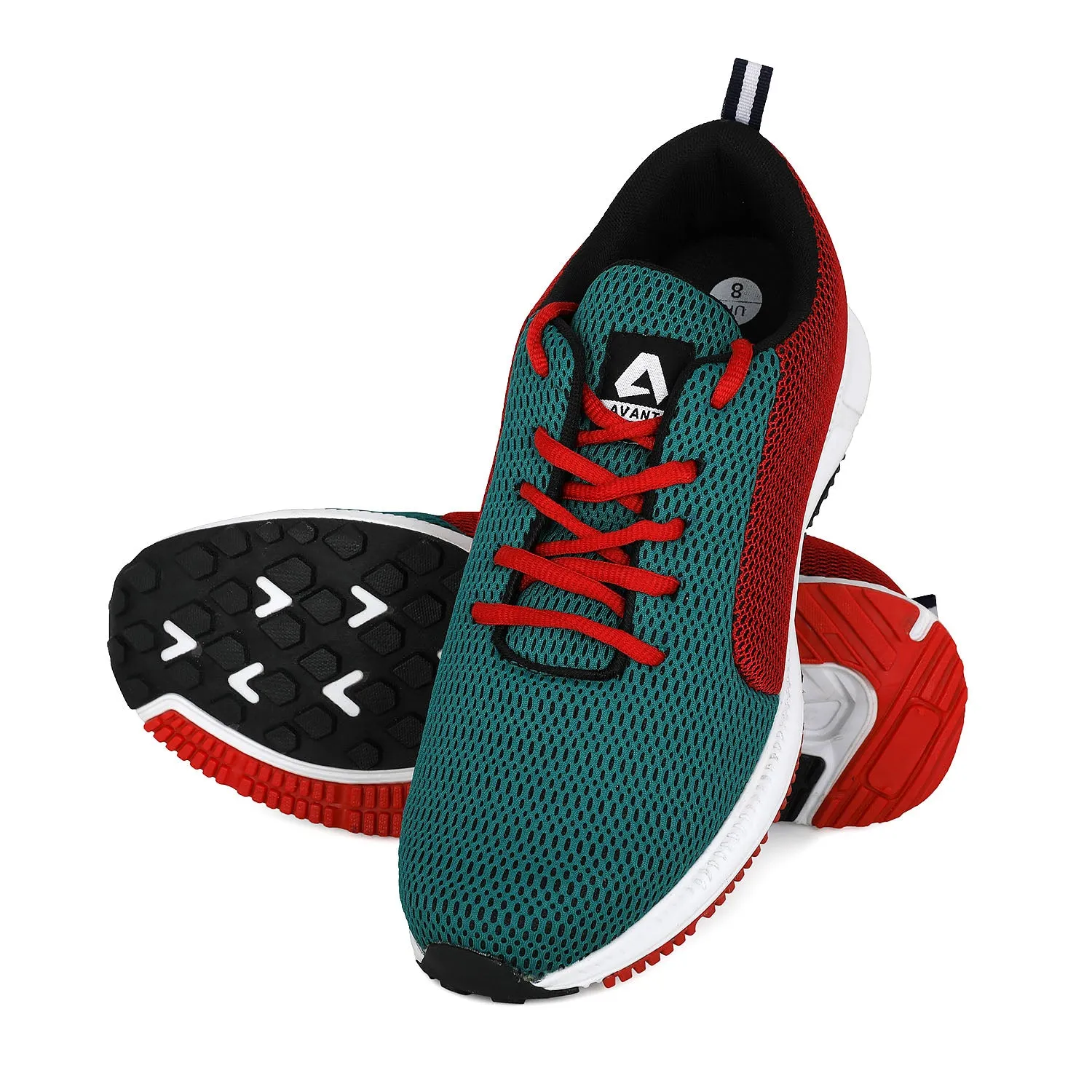 Avant Men's Lightweight Running and Walking Shoes - Blue/Red