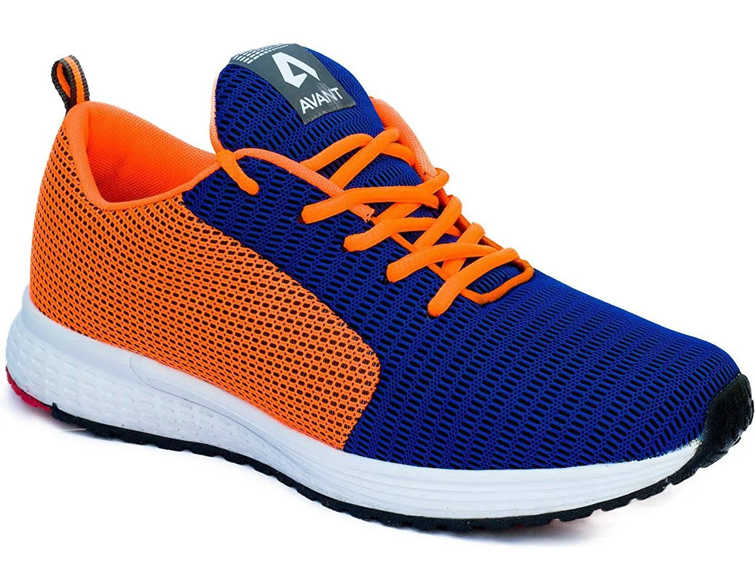 Avant Men's Lightweight Running and Walking Shoes - Navy/Orange