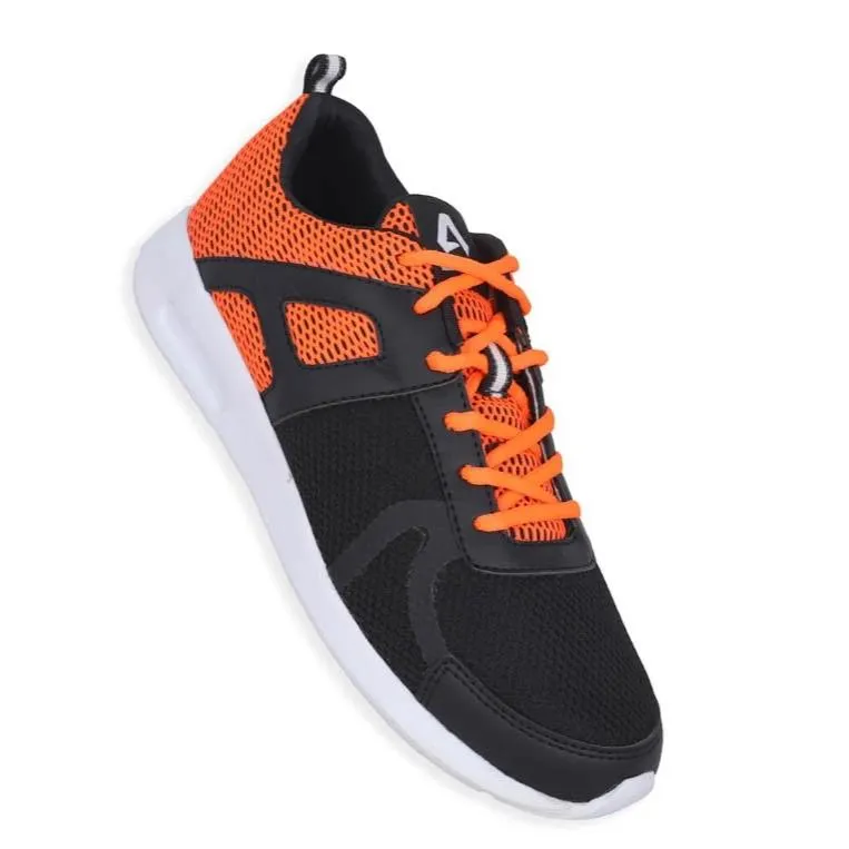 Avant Men's Sigma Running And Training Shoes - Black/Orange