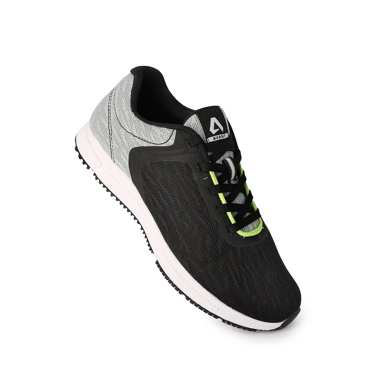 Avant Men's Stark Running & Gym shoes - Black/Grey