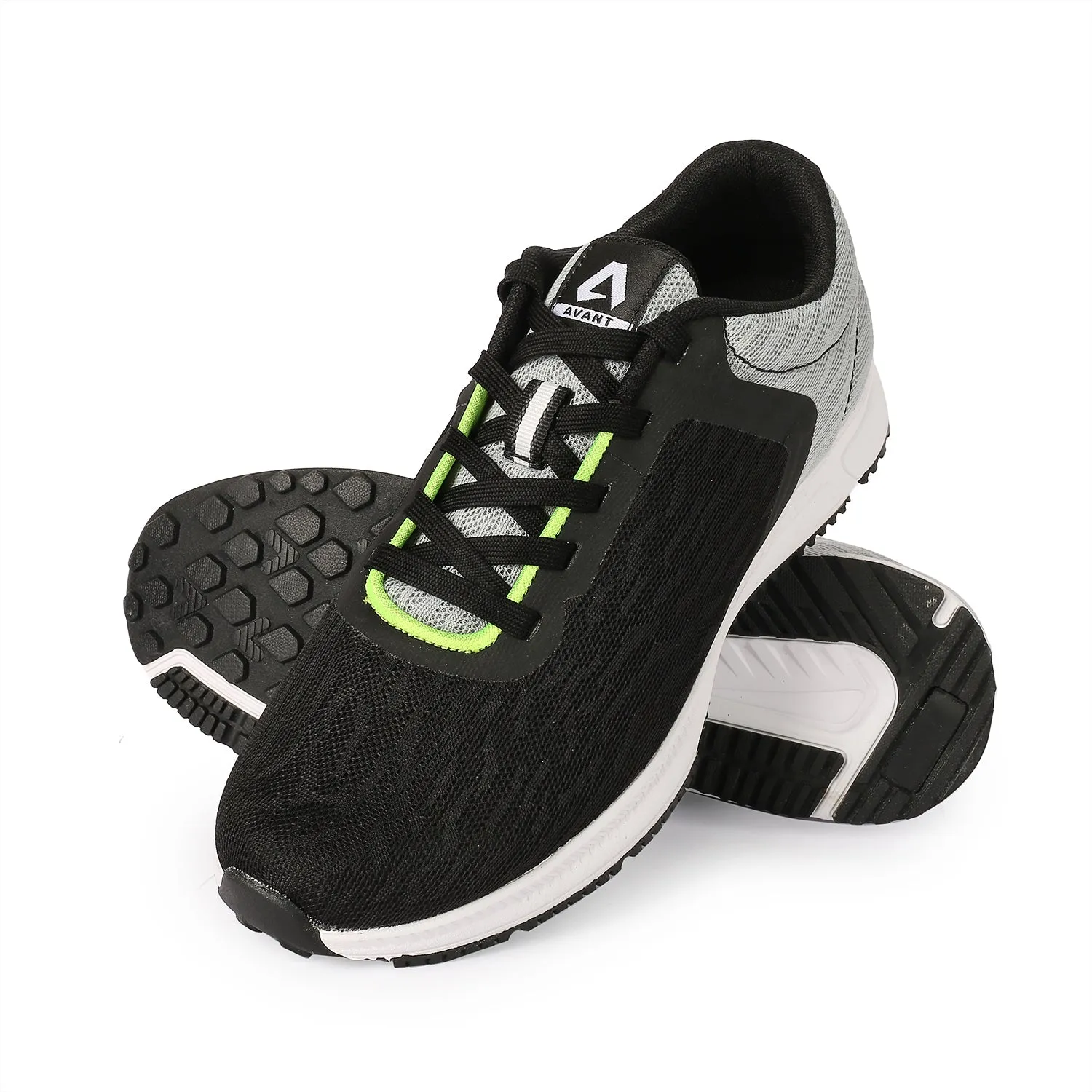 Avant Men's Stark Running & Gym shoes - Black/Grey