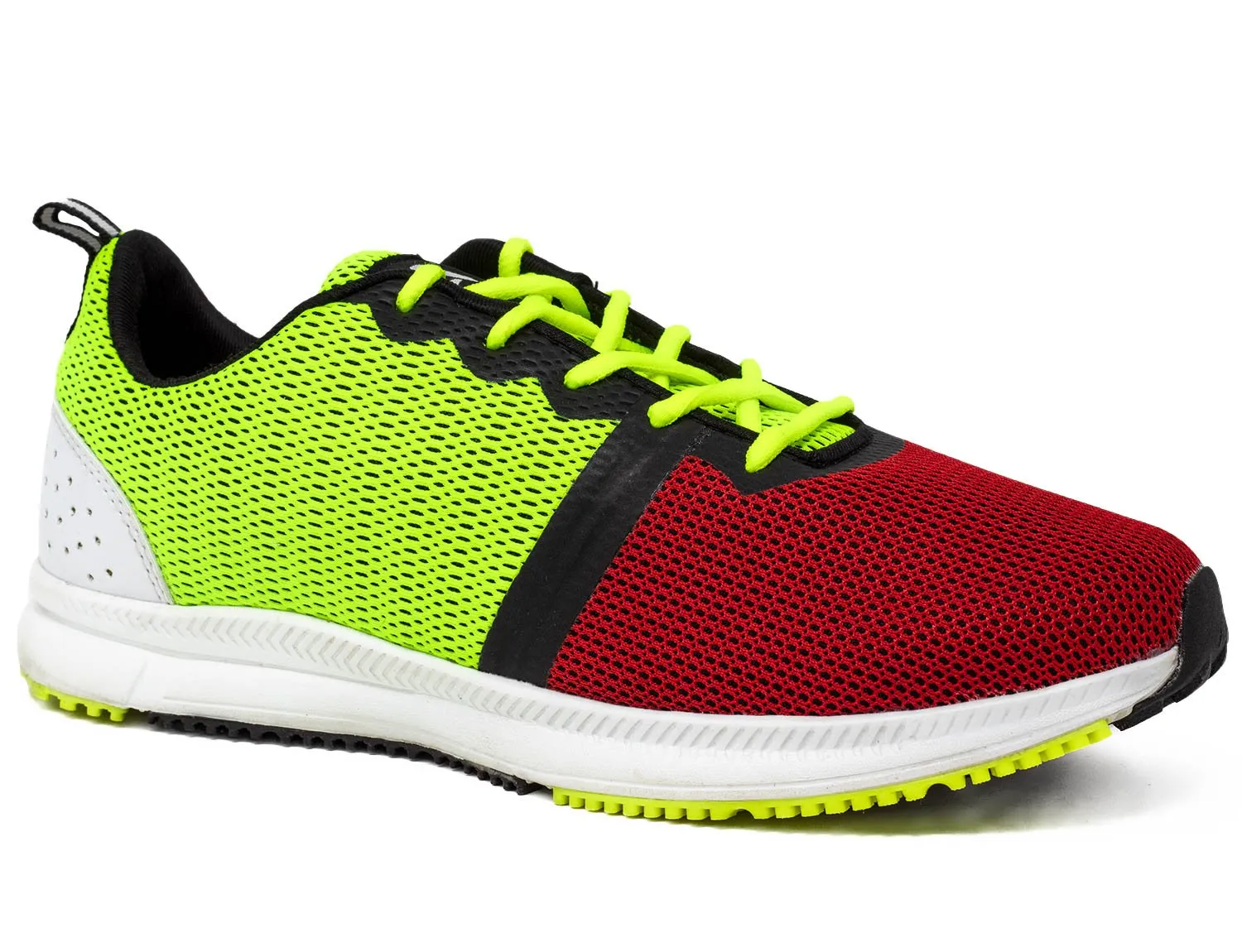 Avant Men's Velocity Running and Training Shoes -Red/Fluorescent Green