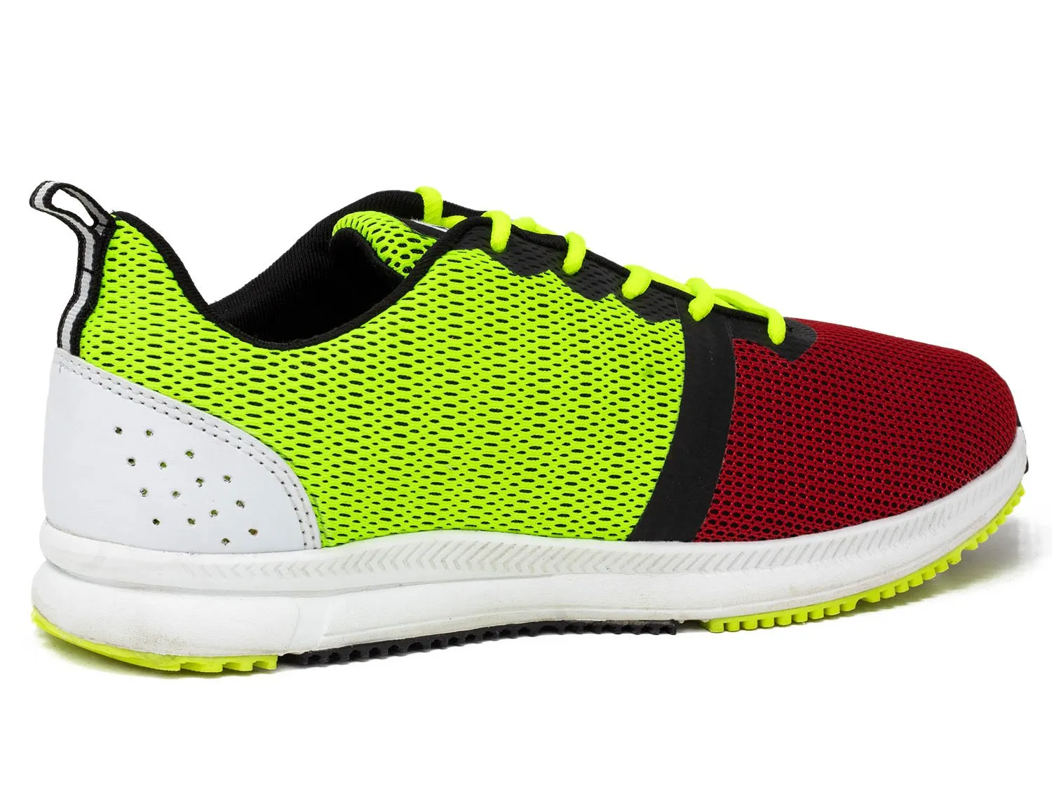 Avant Men's Velocity Running and Training Shoes -Red/Fluorescent Green