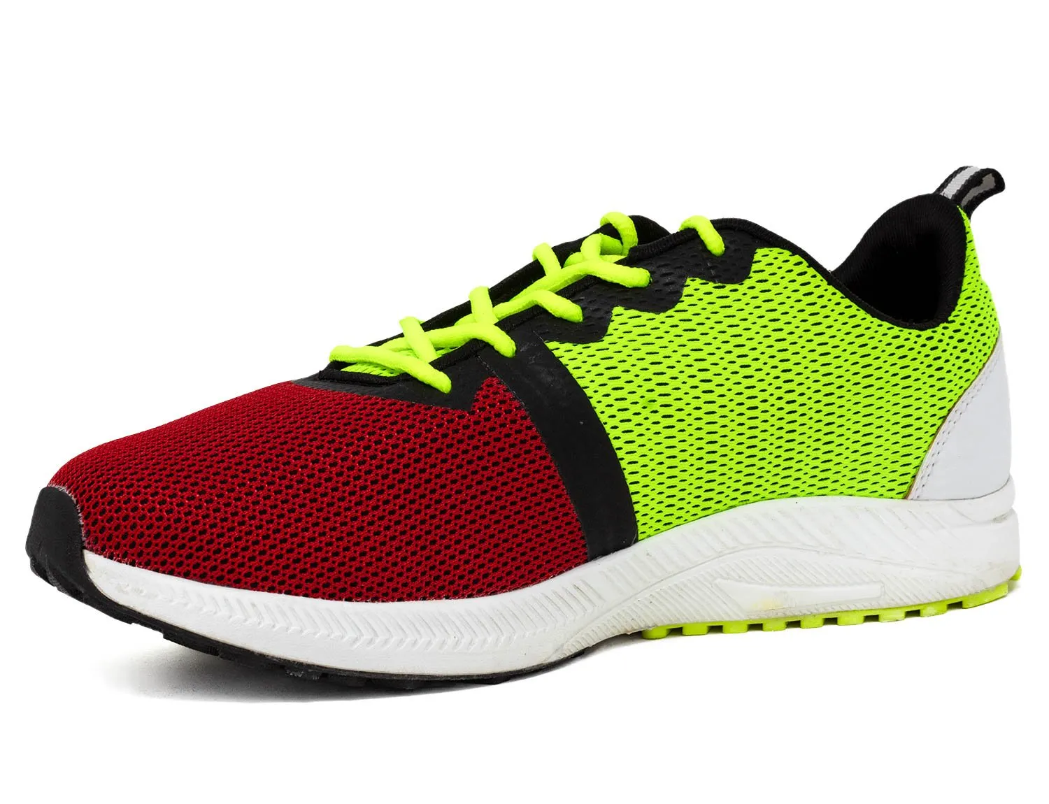 Avant Men's Velocity Running and Training Shoes -Red/Fluorescent Green