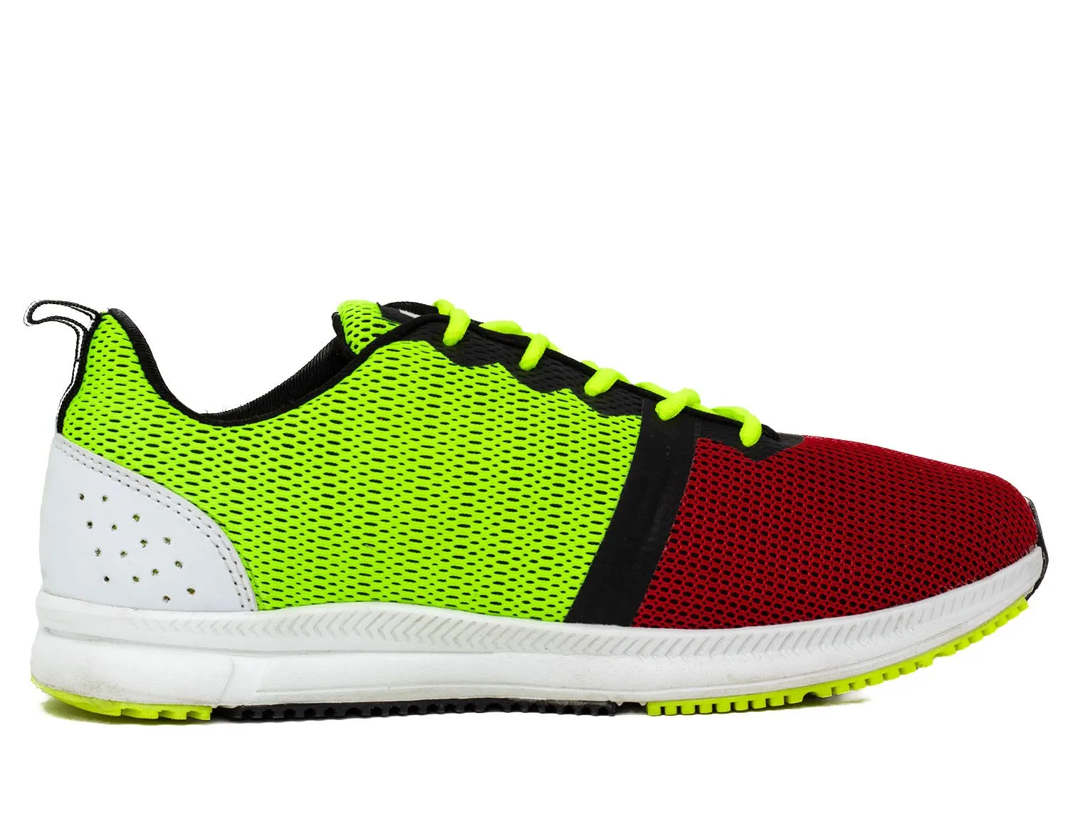 Avant Men's Velocity Running and Training Shoes -Red/Fluorescent Green