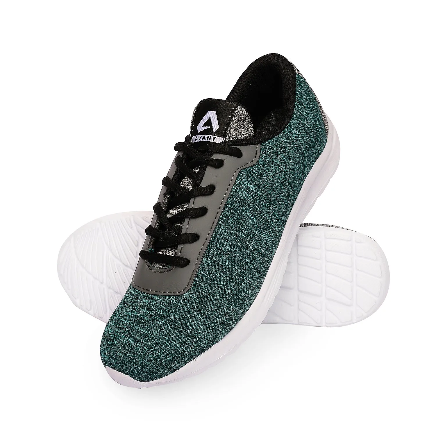 Avant Women's Nitro Running & Gym Shoes - Green/Grey