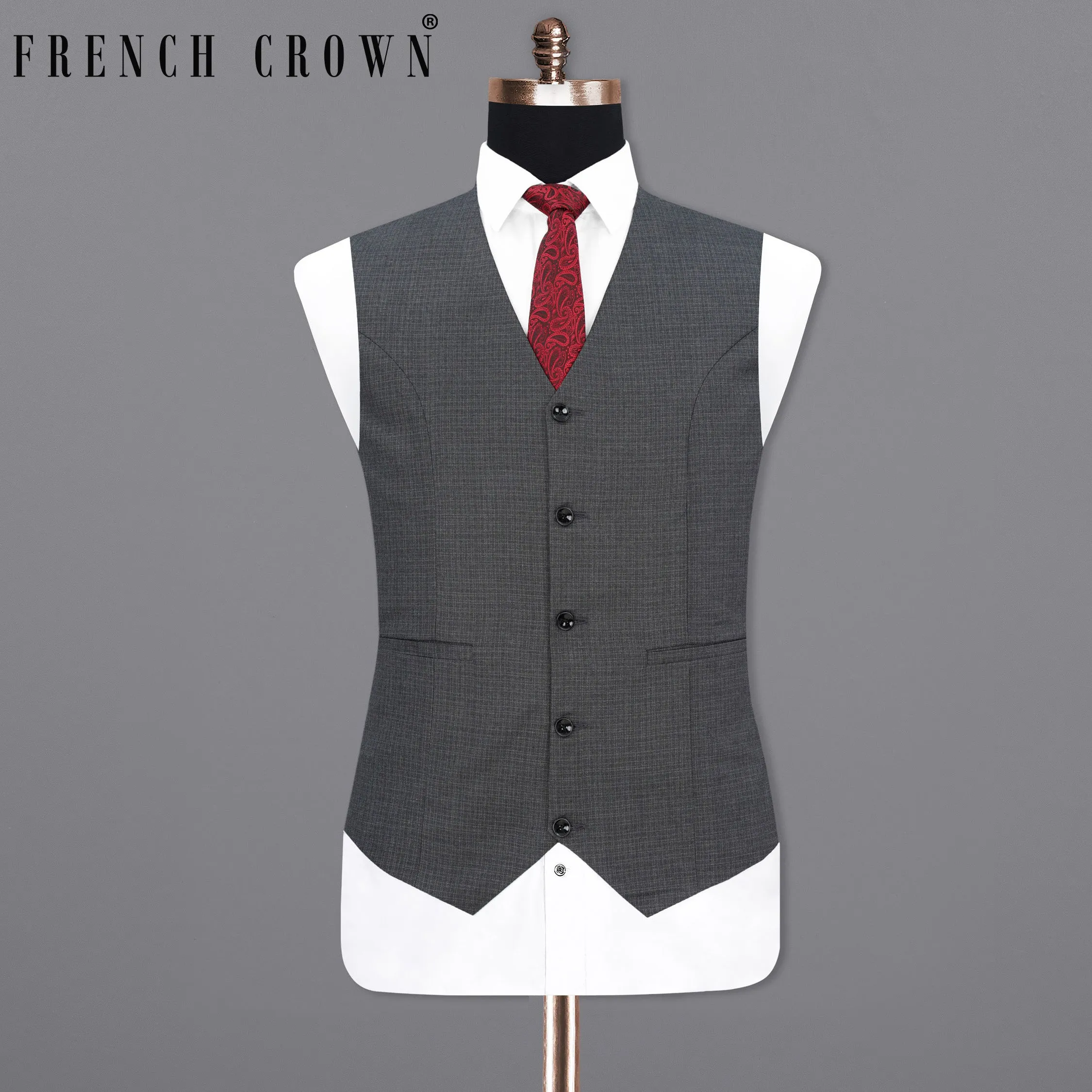 Baltic Sea Textured Waistcoat