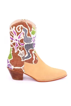 BATIK HEMP LEATHER BOOTS ALY