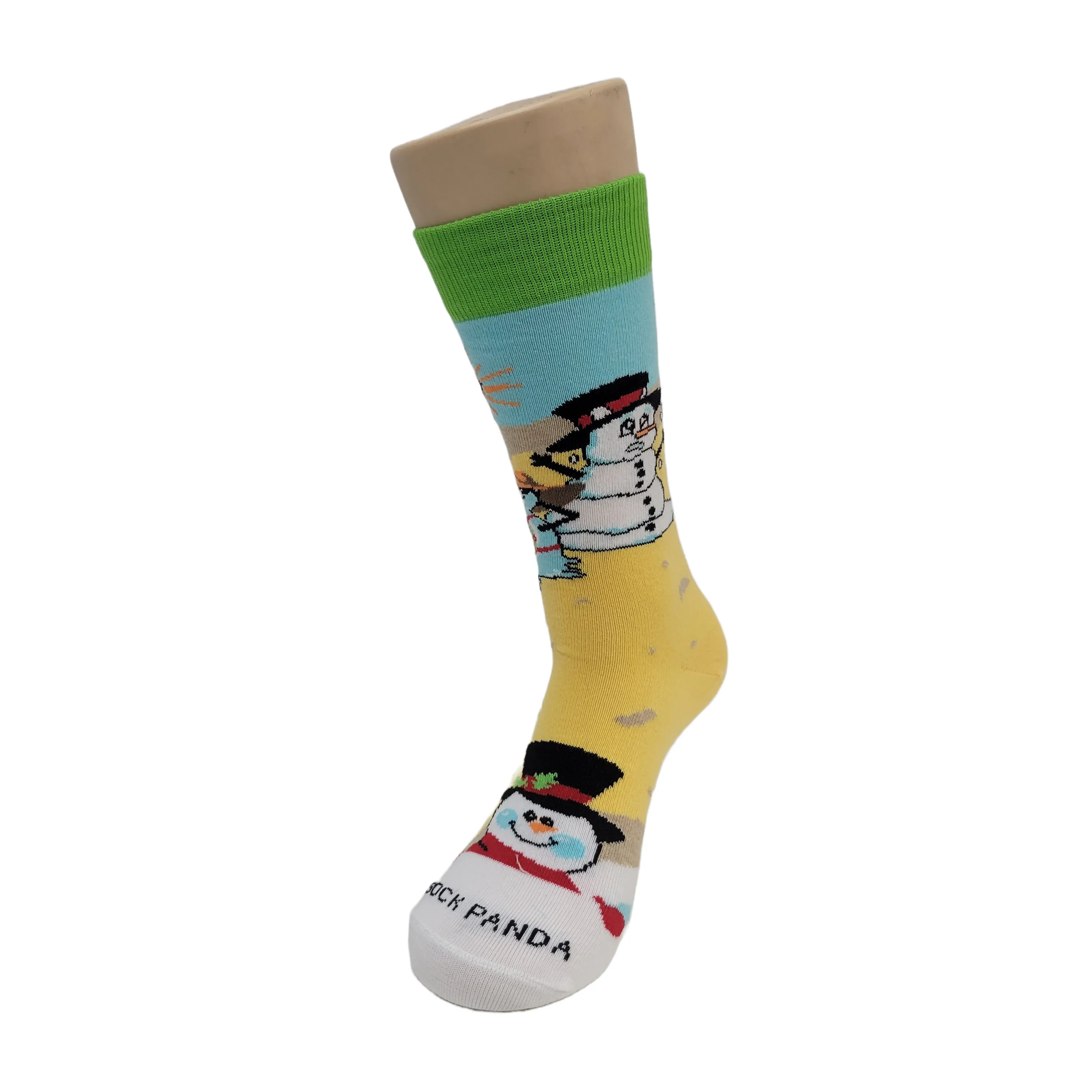 Beach Snowmen Socks from the Sock Panda (Adult Small -  Shoe Sizes 2-5)