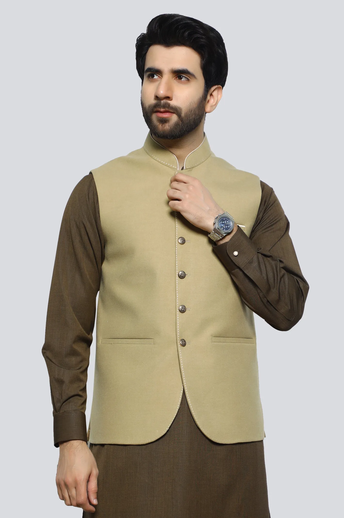 Beige Premium Waistcoat