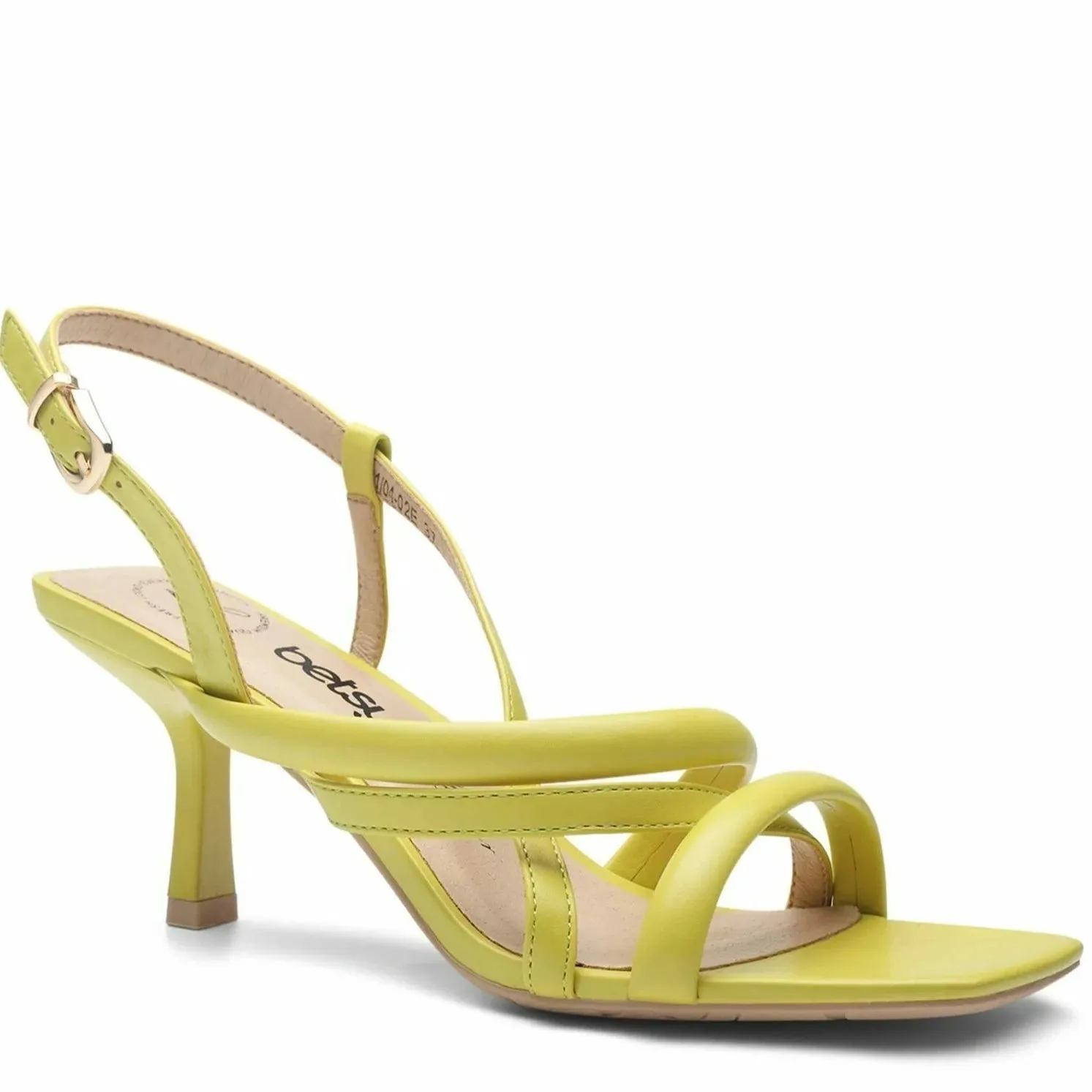 Betsy Strappy Lime Green Heels