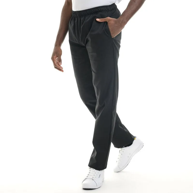 Black Adjustable Kitchen Trousers - MANELLI