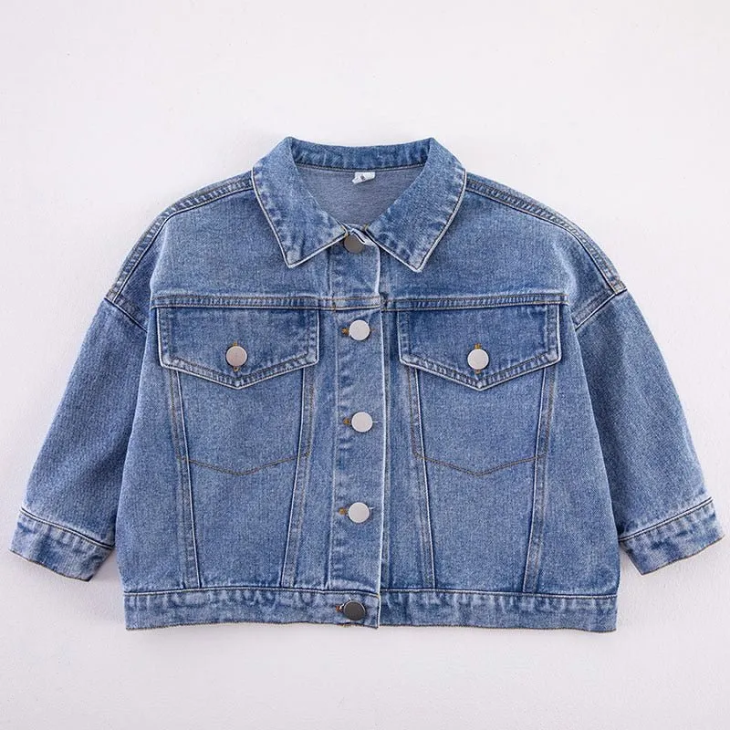 Blue Denim Jacket for Boys and Girls