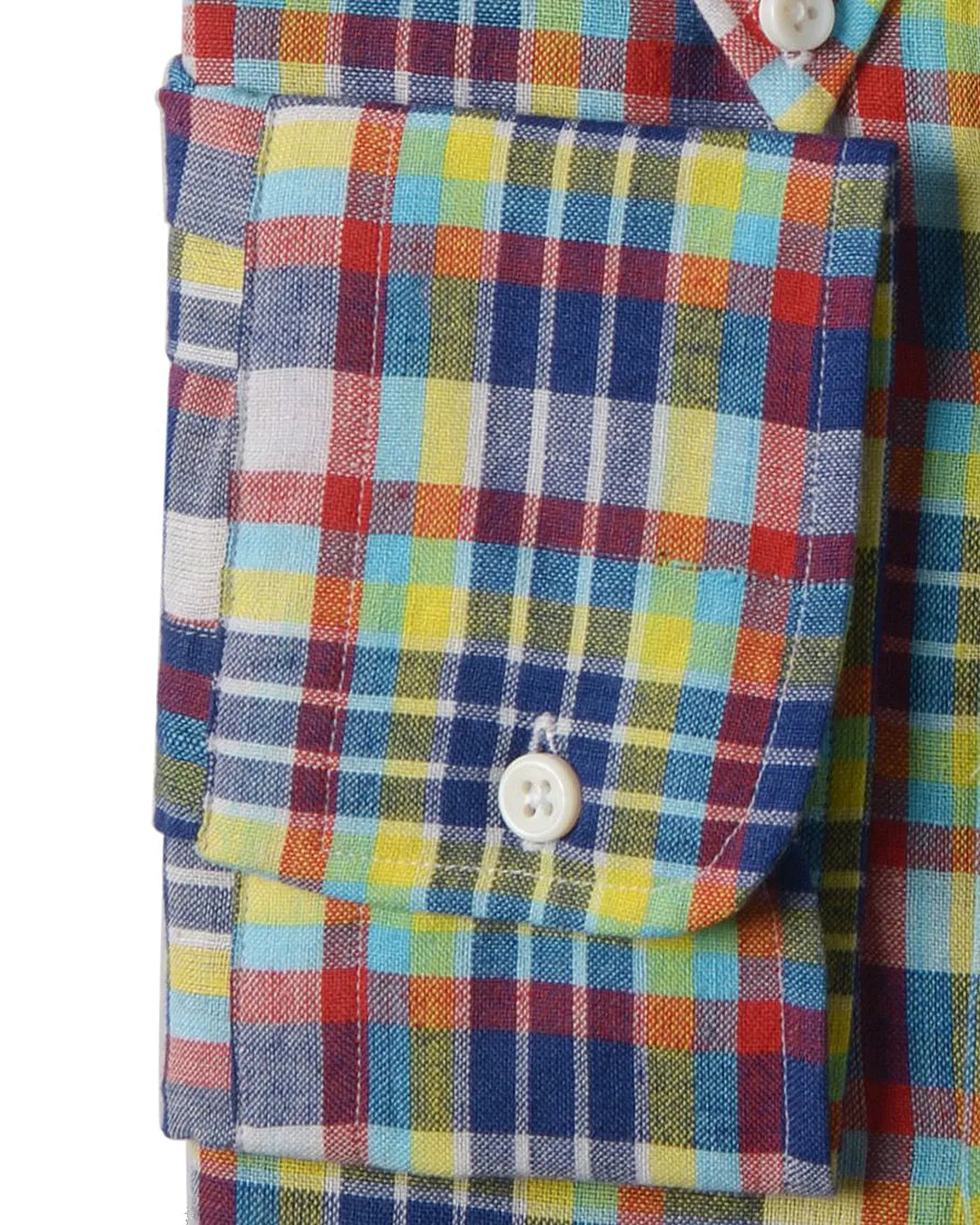 Blue Yellow Bleeding Madras Checks