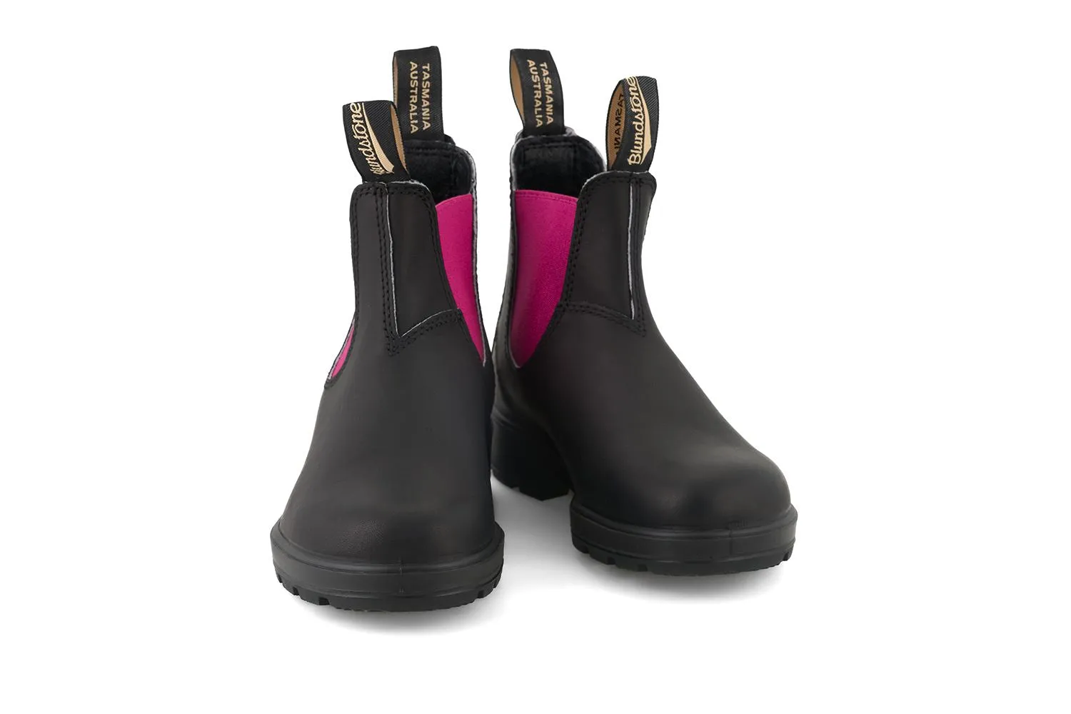 Blundstone 2208 Black Fuchsia Slip On Chelsea Boots