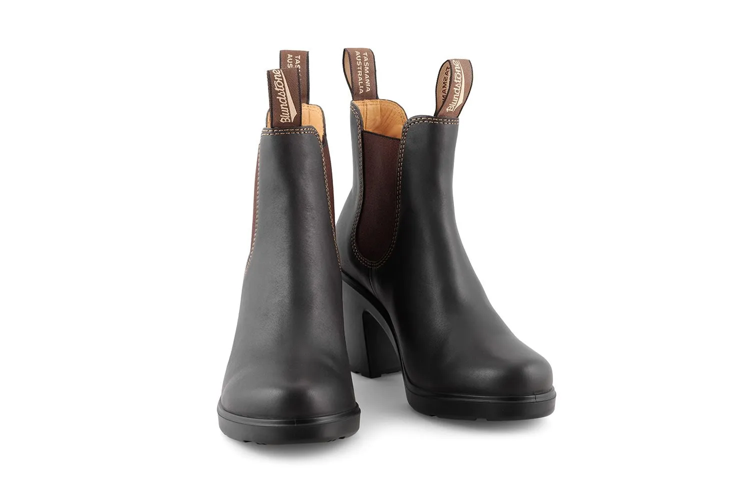 Blundstone 2366 Brown High Heeled Slip On Boots