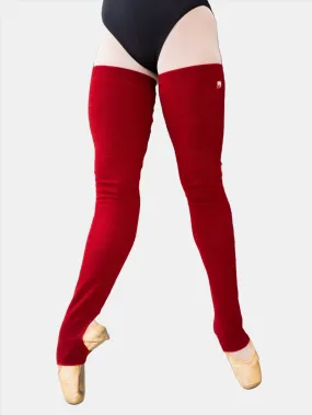 Bordeaux Long Dance Leg Warmers MP907