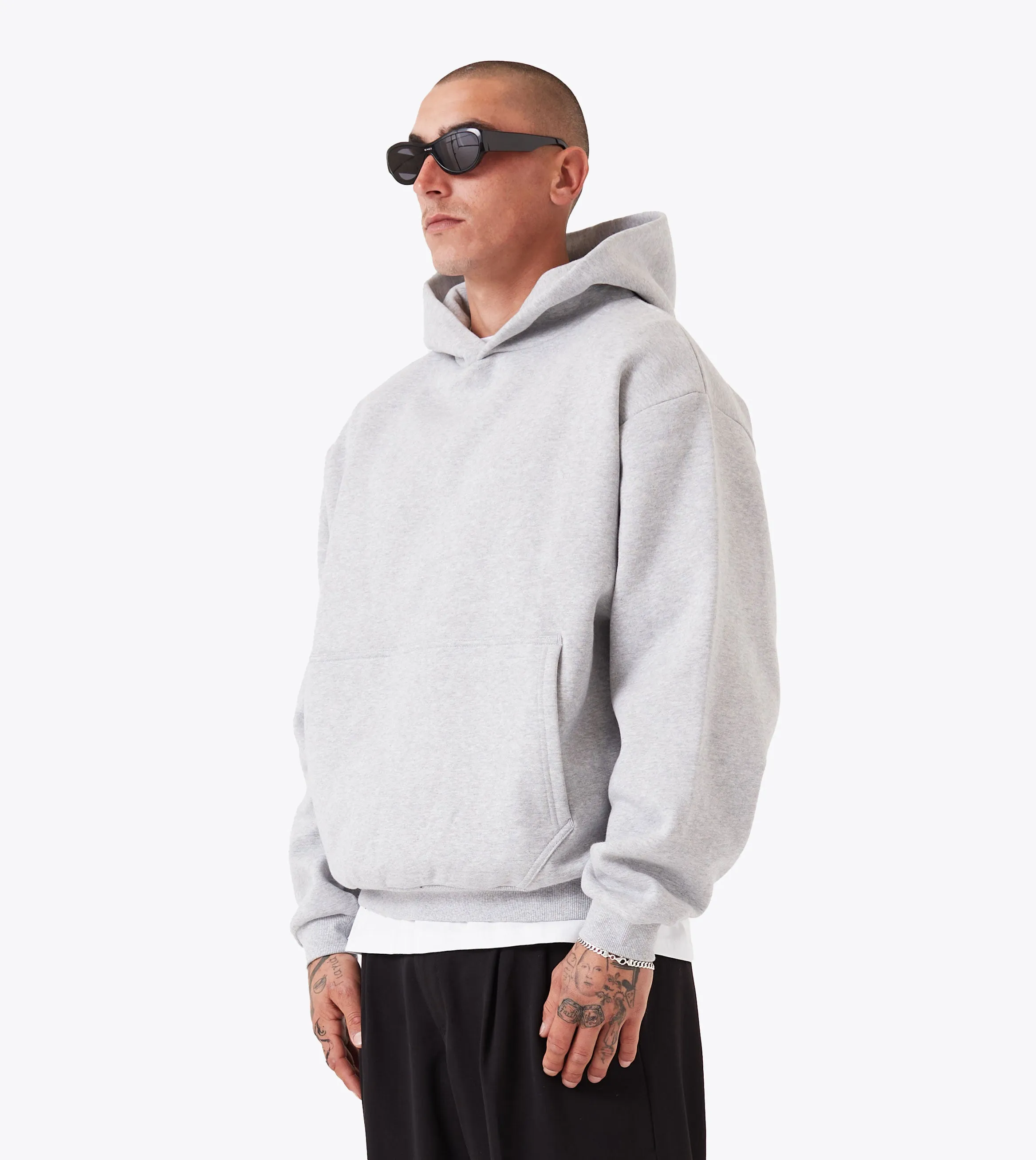 Box Hood Grey Marle