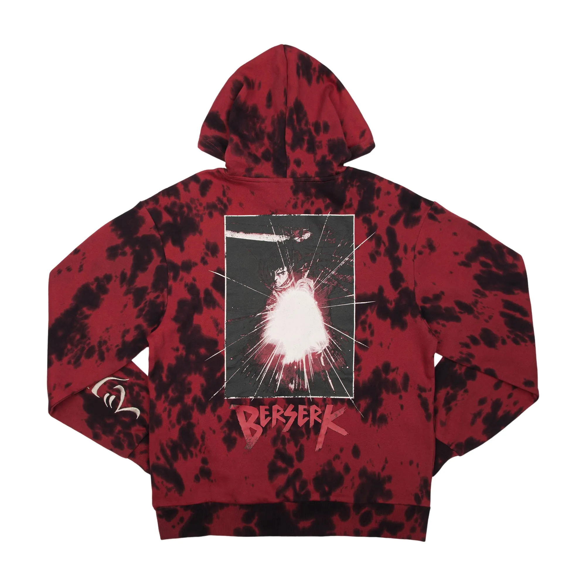 Brand of Sacrifice Red Acid Wash Hoodie