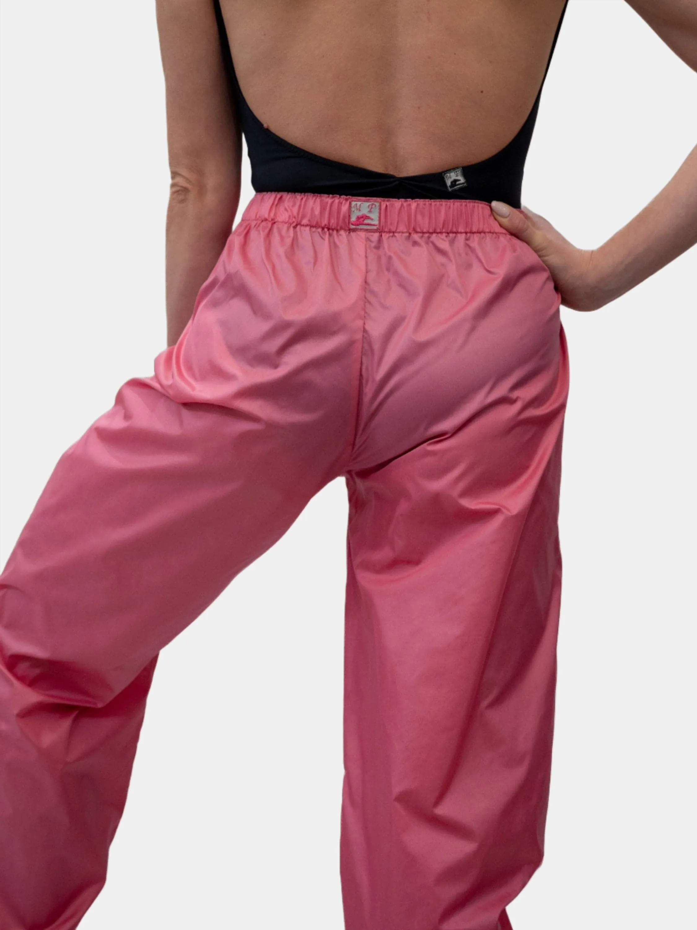 Brink Pink Warm-Up Dance Trash Bag Pants MP5003