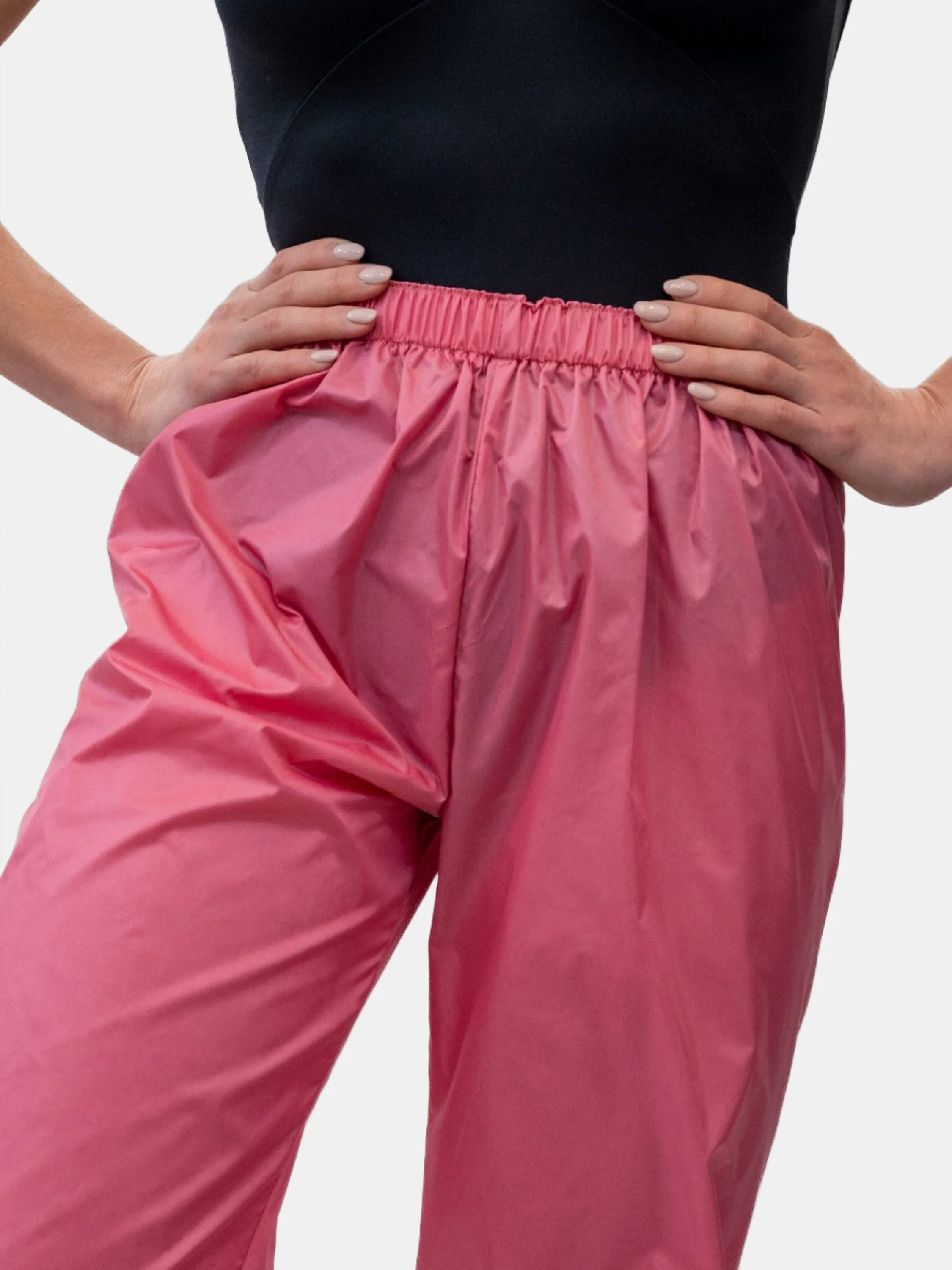 Brink Pink Warm-Up Dance Trash Bag Pants MP5003