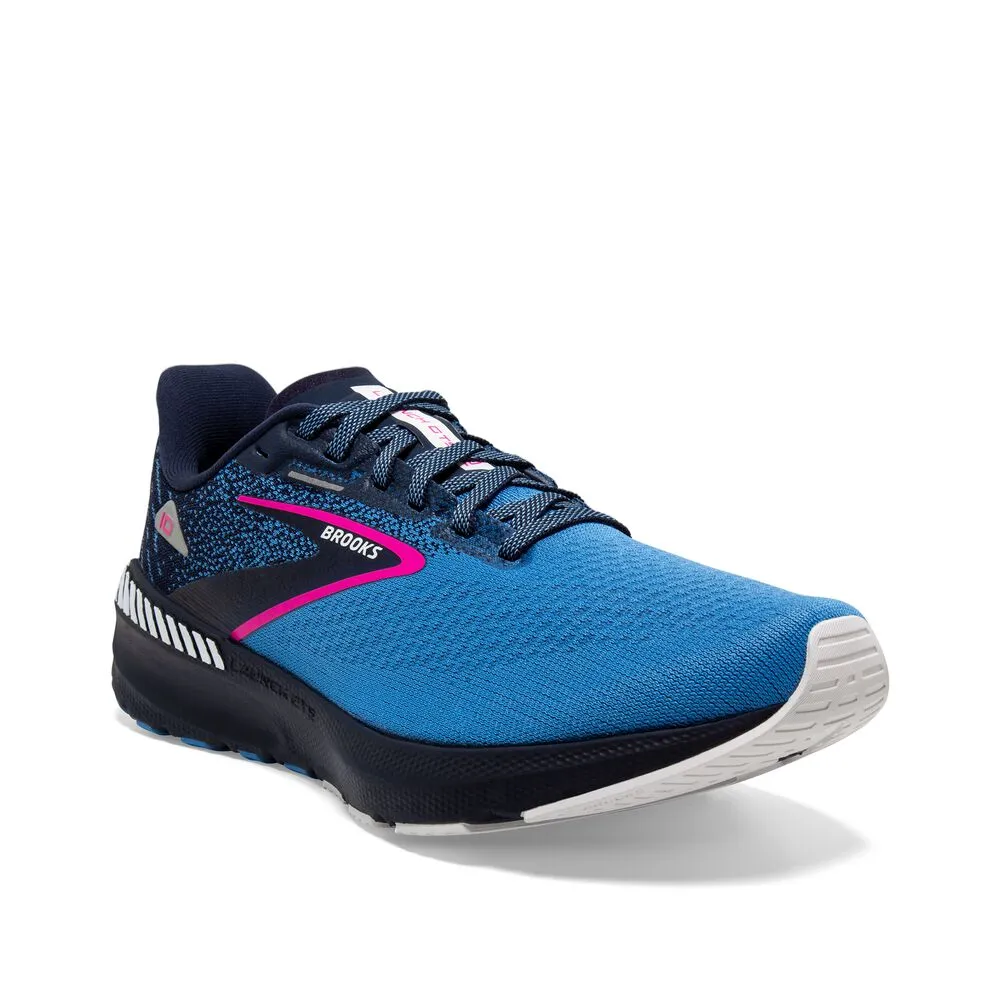 Brooks Launch GTS 10 (Womens) - Peacoat/Marina Blue/Pink Glo