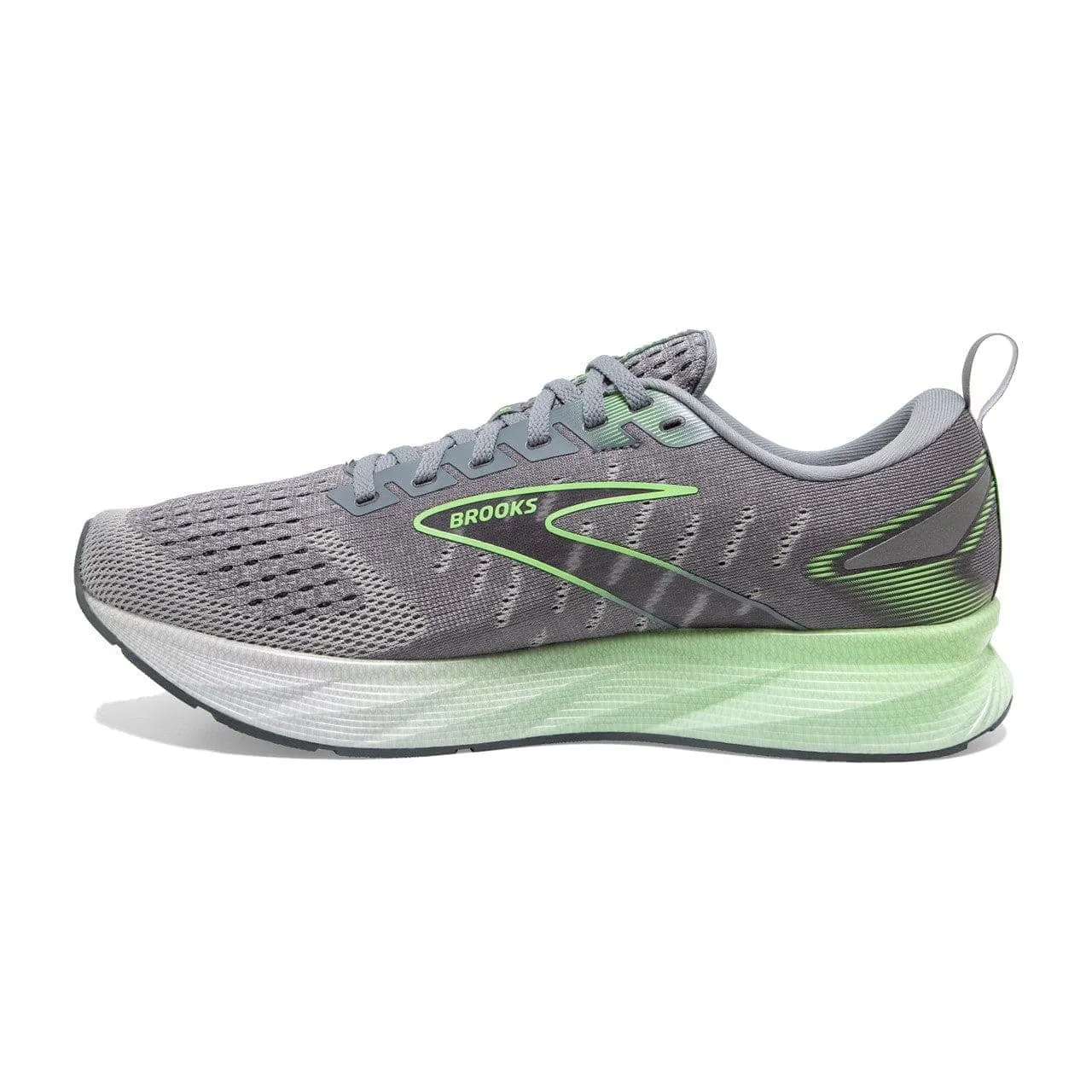 Brooks Levitate 6 (Men's) - Primer Grey/Neon Green