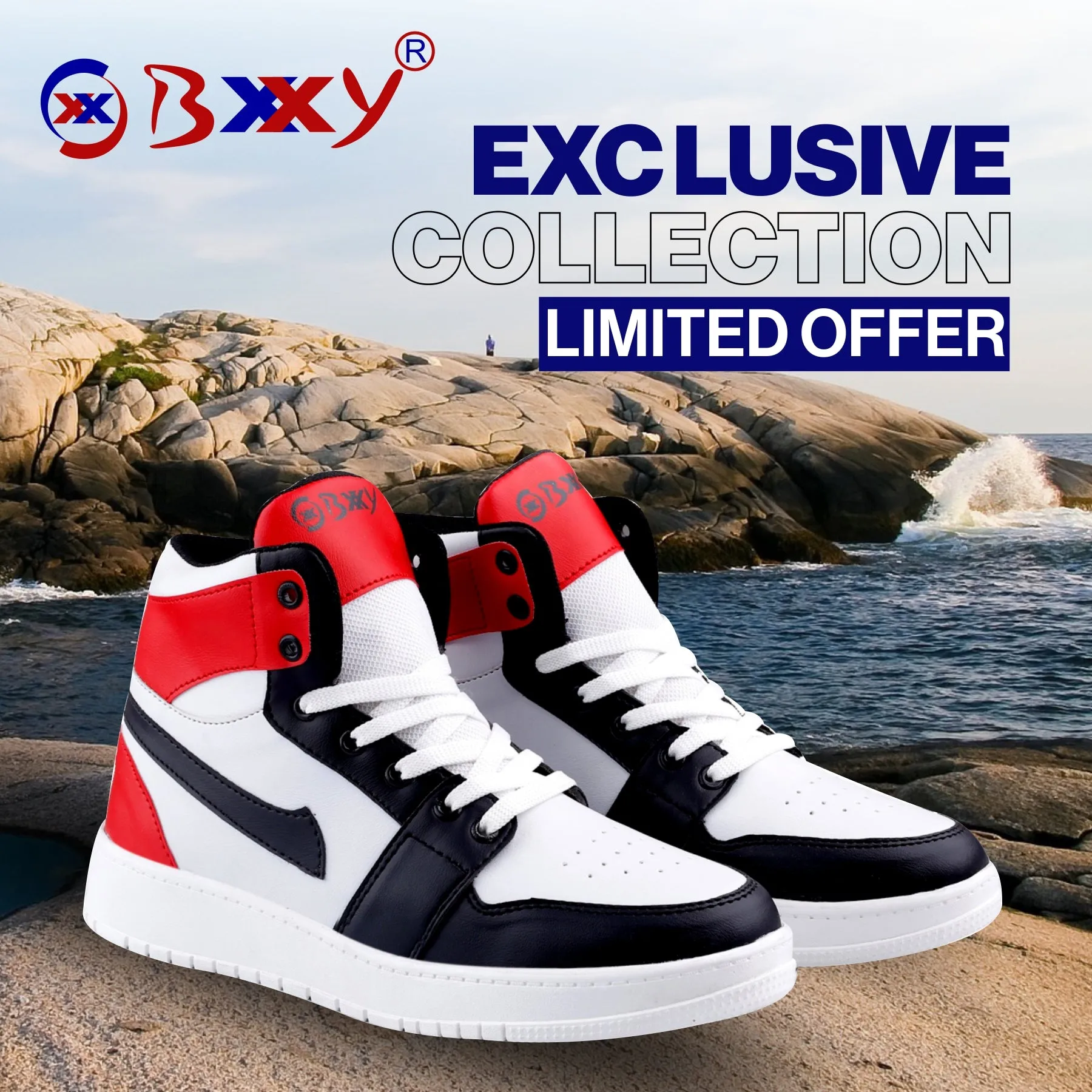 Bxxy's Men's Fashionable Lace-up Sports Shoes