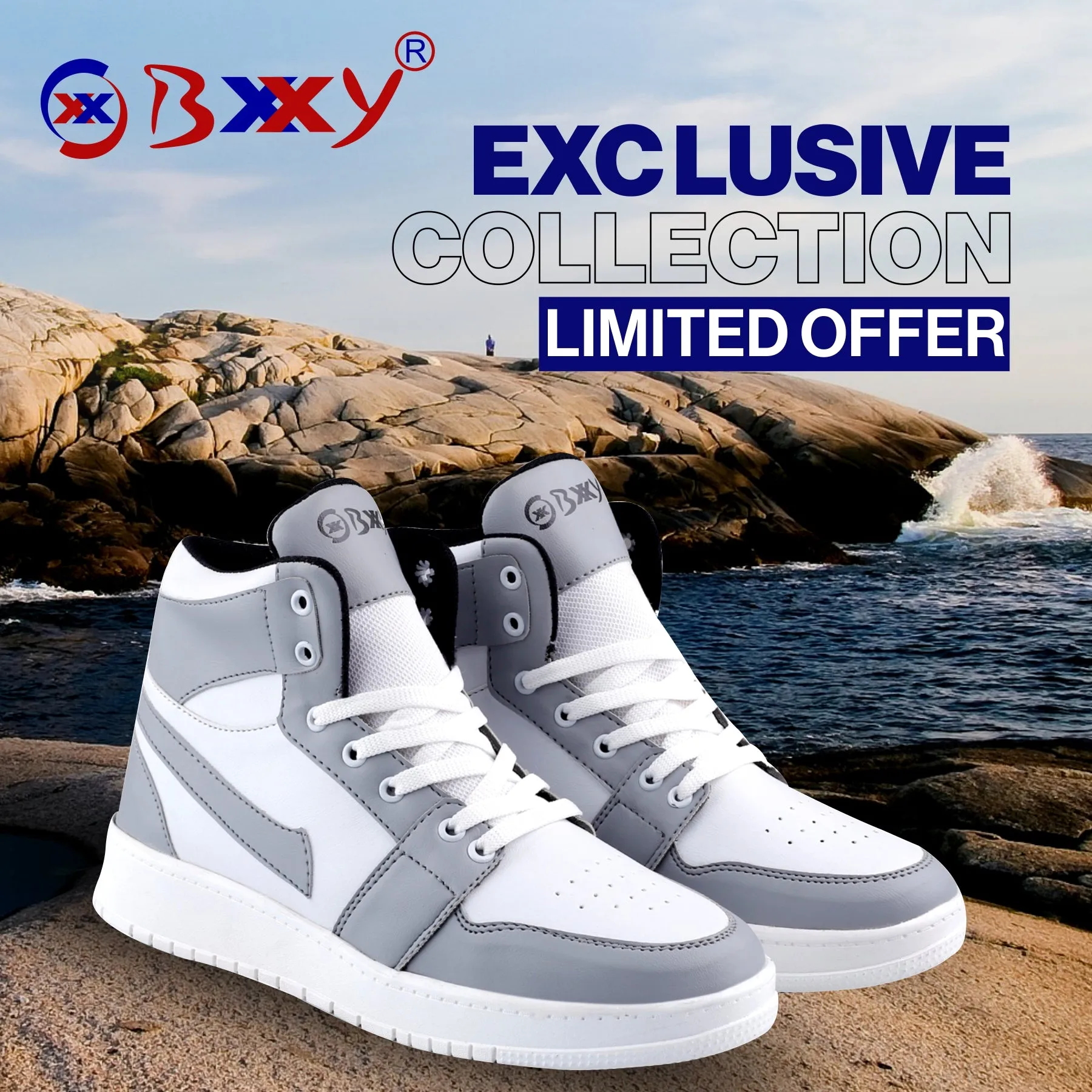 Bxxy's Men's Fashionable Lace-up Sports Shoes