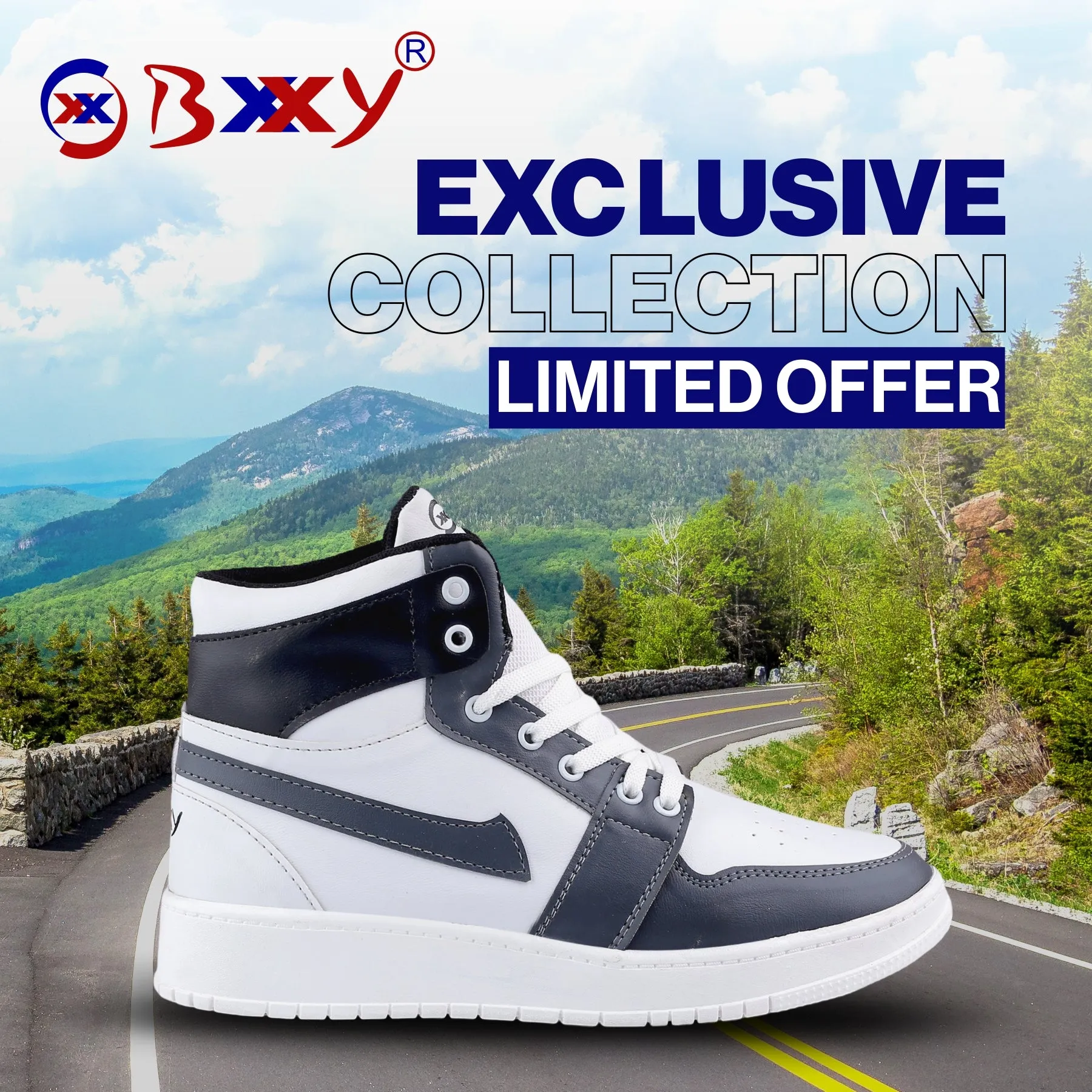 Bxxy's Men's Fashionable Lace-up Sports Shoes