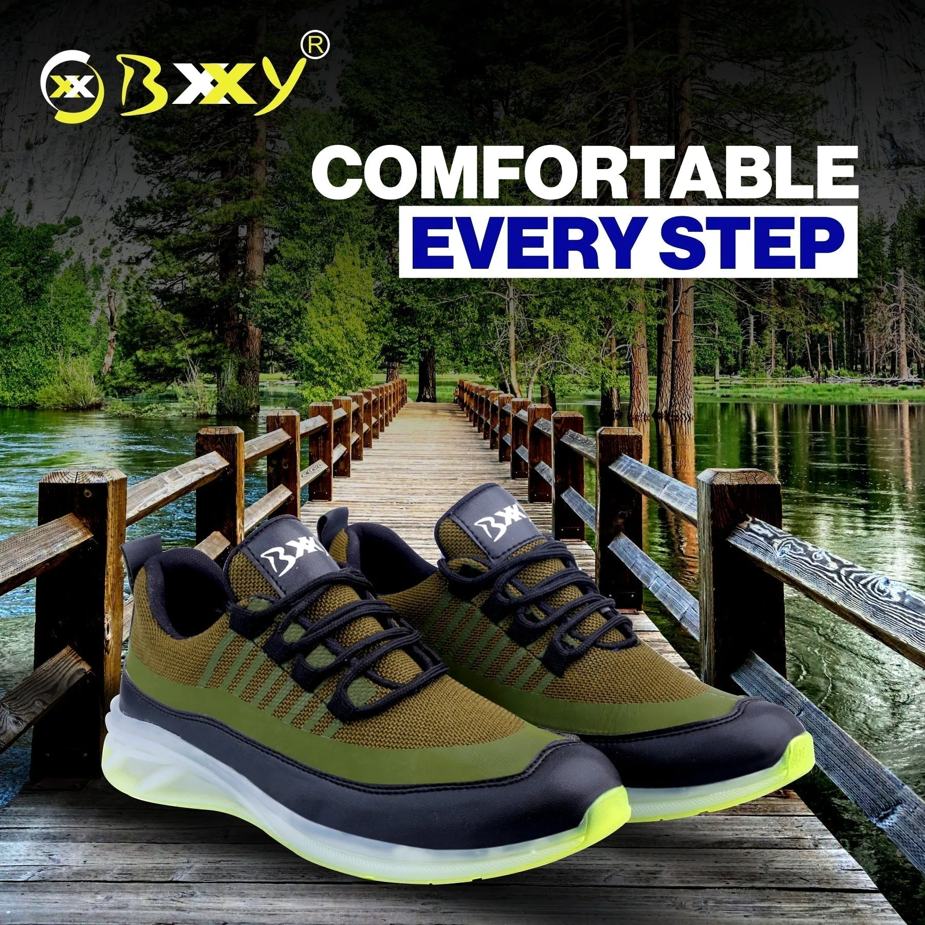 Bxxy's Men's Ultra Comfortable Casual Running Sports Shoes