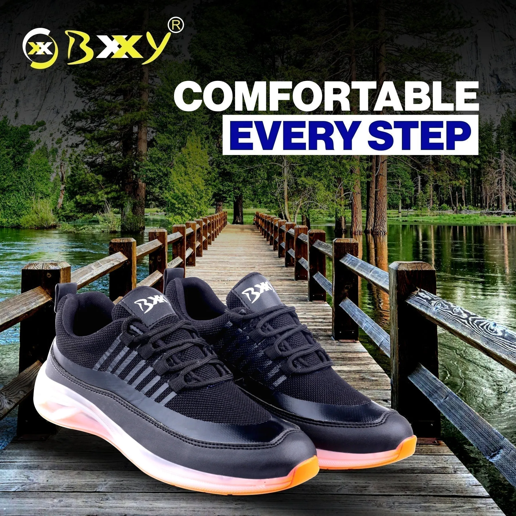 Bxxy's Men's Ultra Comfortable Casual Running Sports Shoes