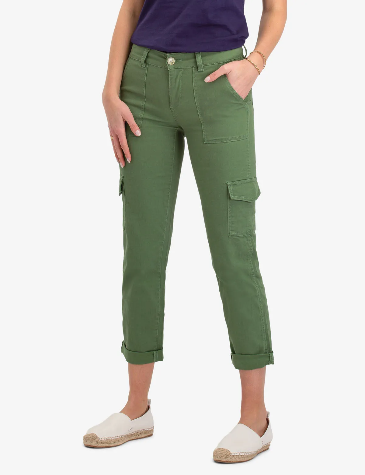 CARGO CROP PANTS