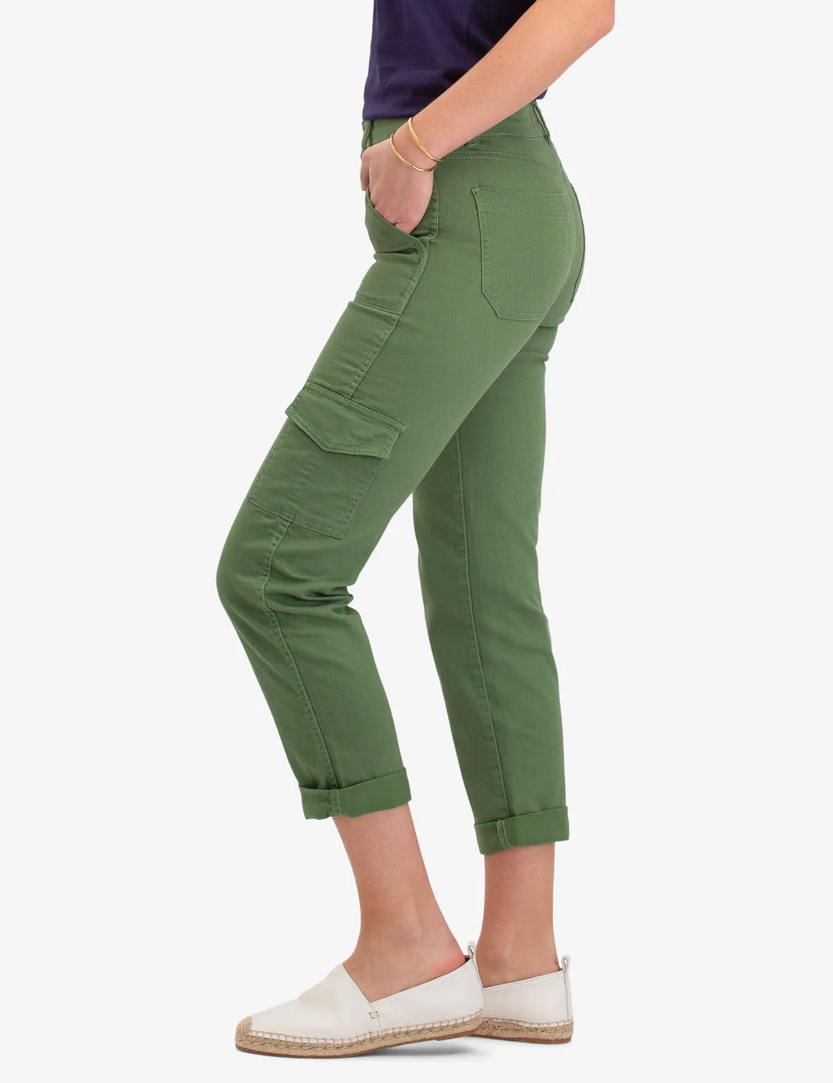 CARGO CROP PANTS