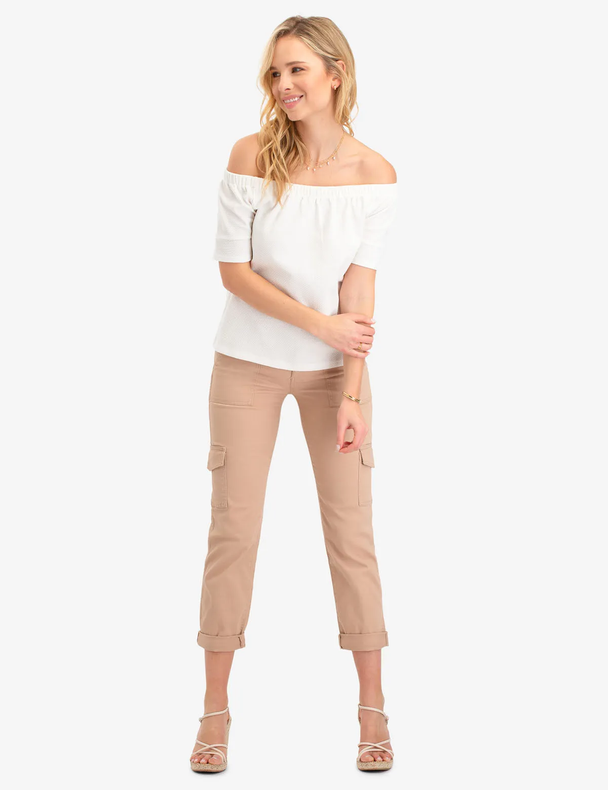 CARGO CROP PANTS