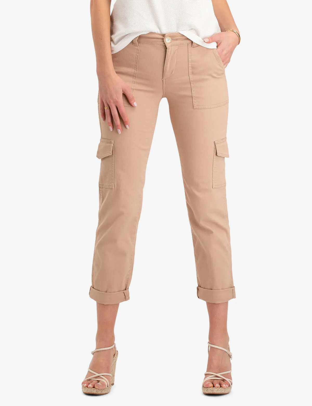 CARGO CROP PANTS