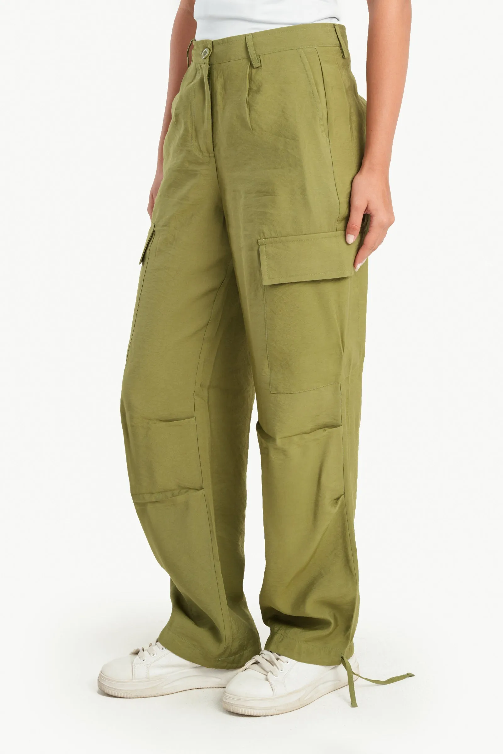 Cargo Pants with Drawstring